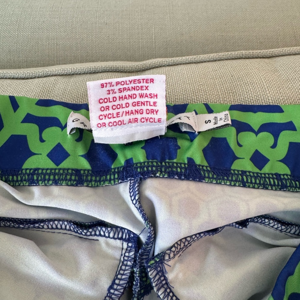 Gretchen Scott Designs Vibrant Green and Blue Mini Skirt - Picture 5 of 5